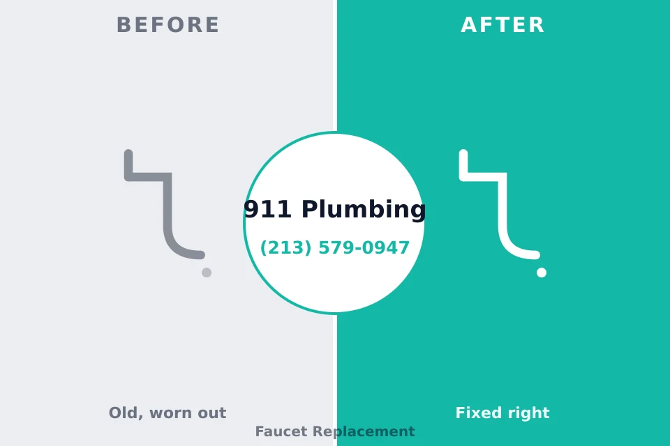 Before and after: plumbing repair Cross Plains, TN